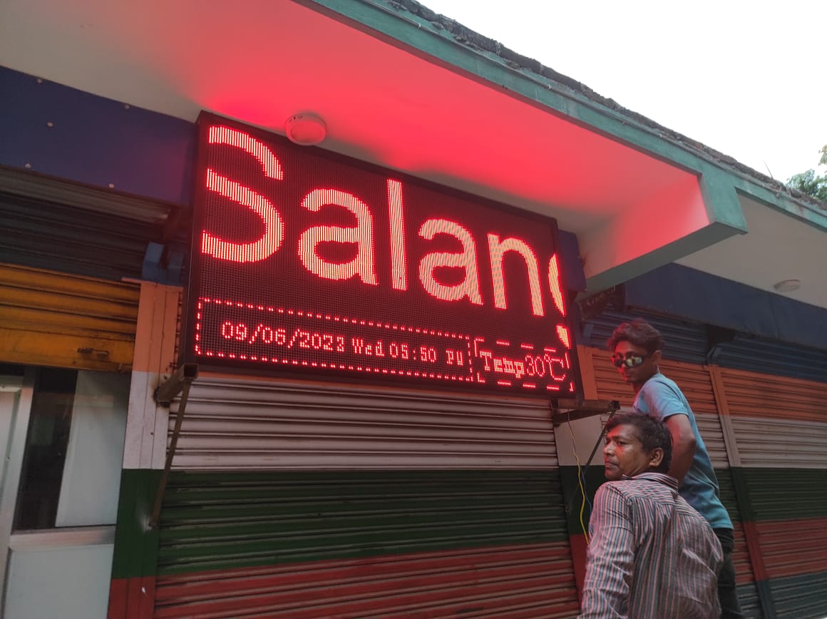 The LED Board Project Lighting Up Siddhalekh4, Dhading Flyup