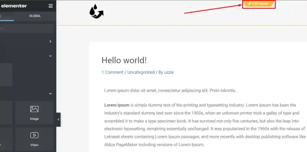 How to make sticky header in Astra free and pro Fly With WP