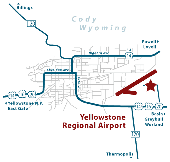 Map Yellowstone Airports London Top Attractions Map