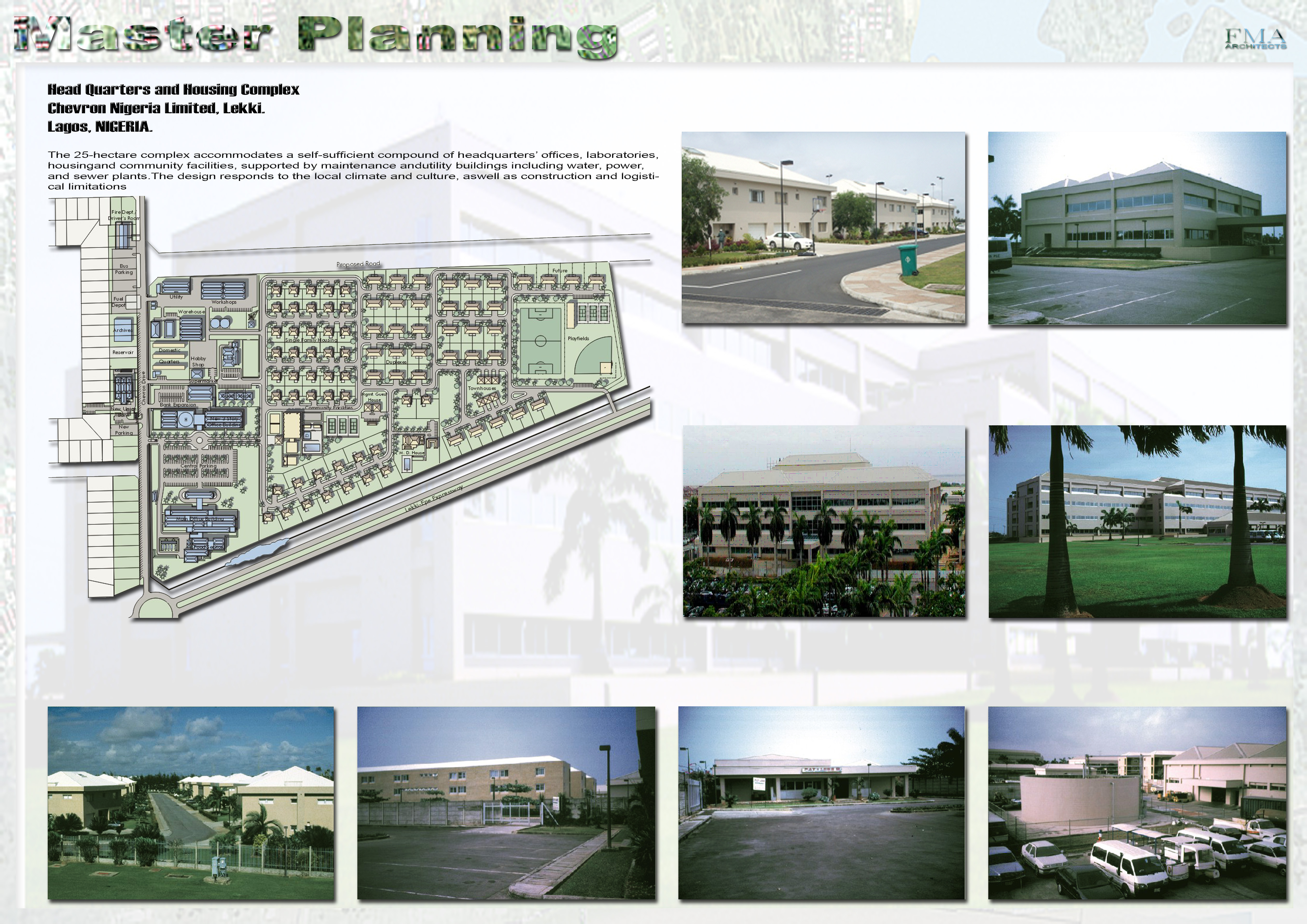 Chevron Headquarters Campus Map Chevron Campus, Lekki Fma Architects