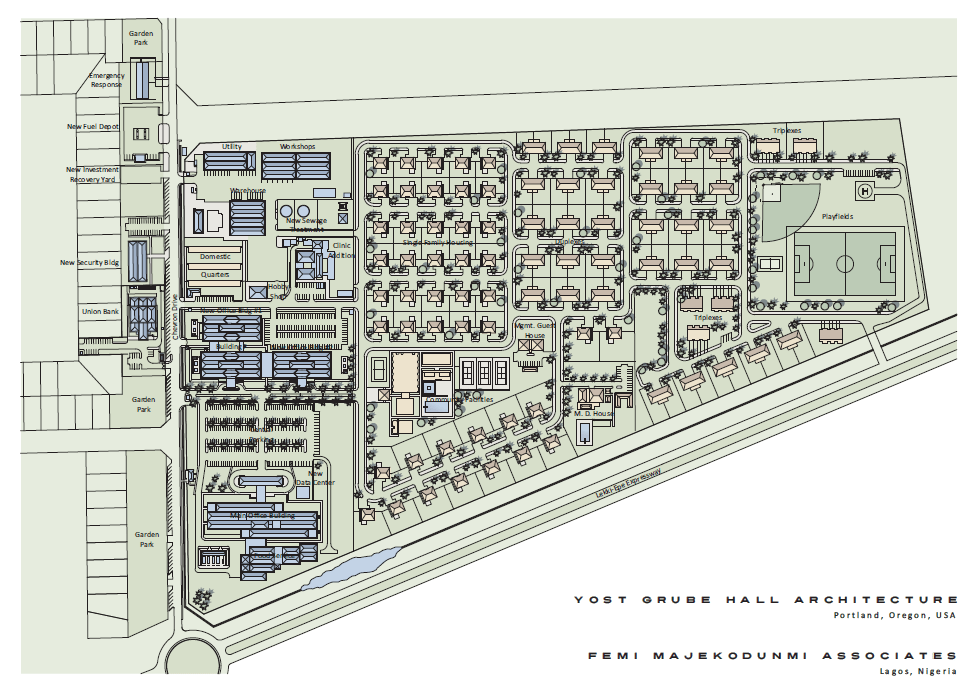Chevron Headquarters Campus Map Chevron Campus, Lekki Fma Architects