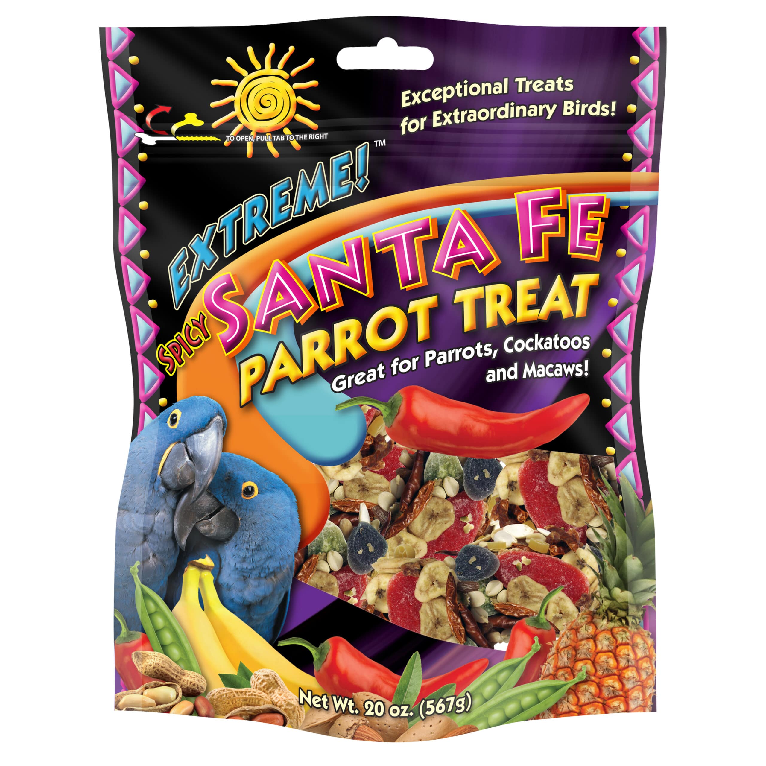Brown's Pet Food Extreme!™ Spicy Santa Fe™ Parrot Treat Flavorful