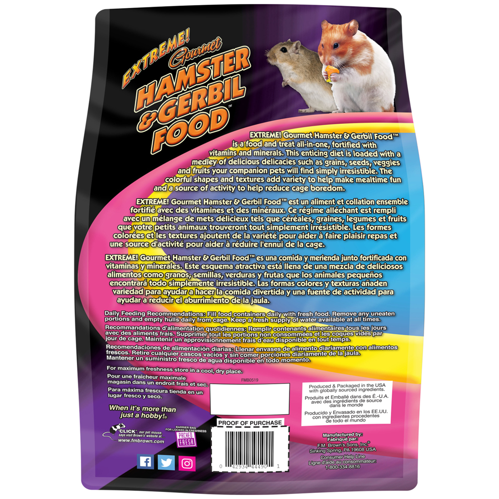 Extreme! Gourmet Hamster Food™ Brown's