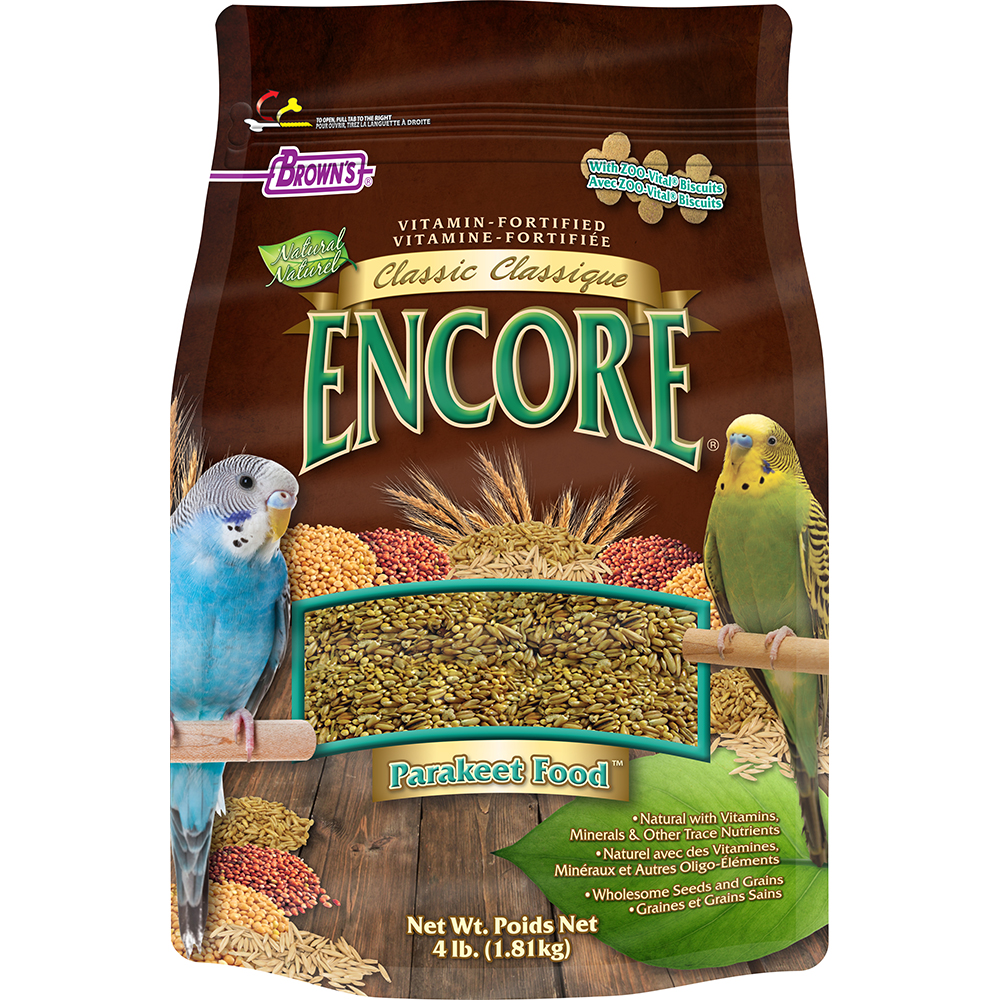 Encore® Classic Natural Parakeet Food Brown's