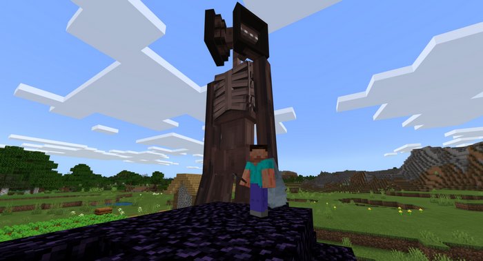 Siren Head addon for Minecraft PE 1.16.201