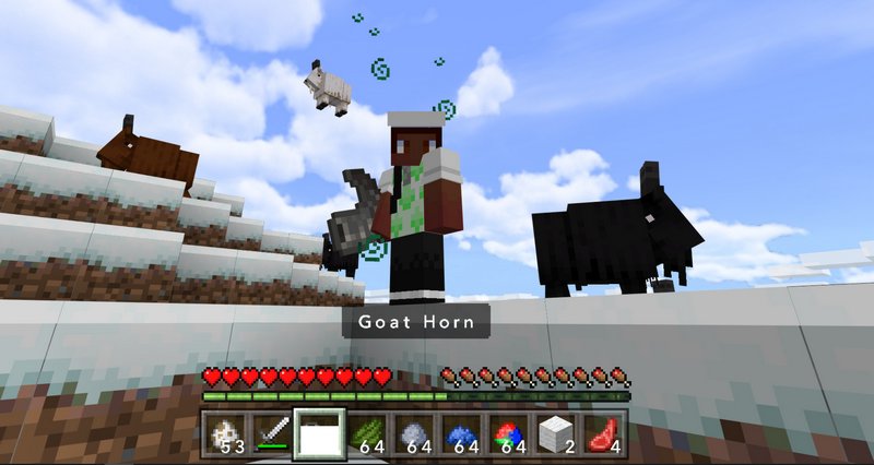 Goats addon for Minecraft PE 1.16.101