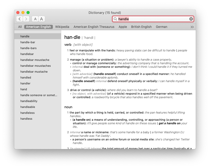 ReverseEngineering Apple Dictionary