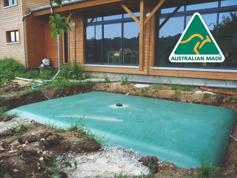 Rainwater Bladder Tanks 1100L to 10000L for under deck (house) eBay