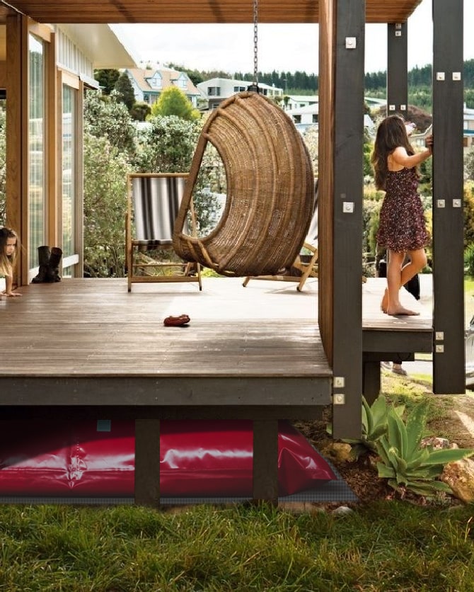 Rainwater Bladder Tanks 1100L to 10000L for under deck (house) eBay