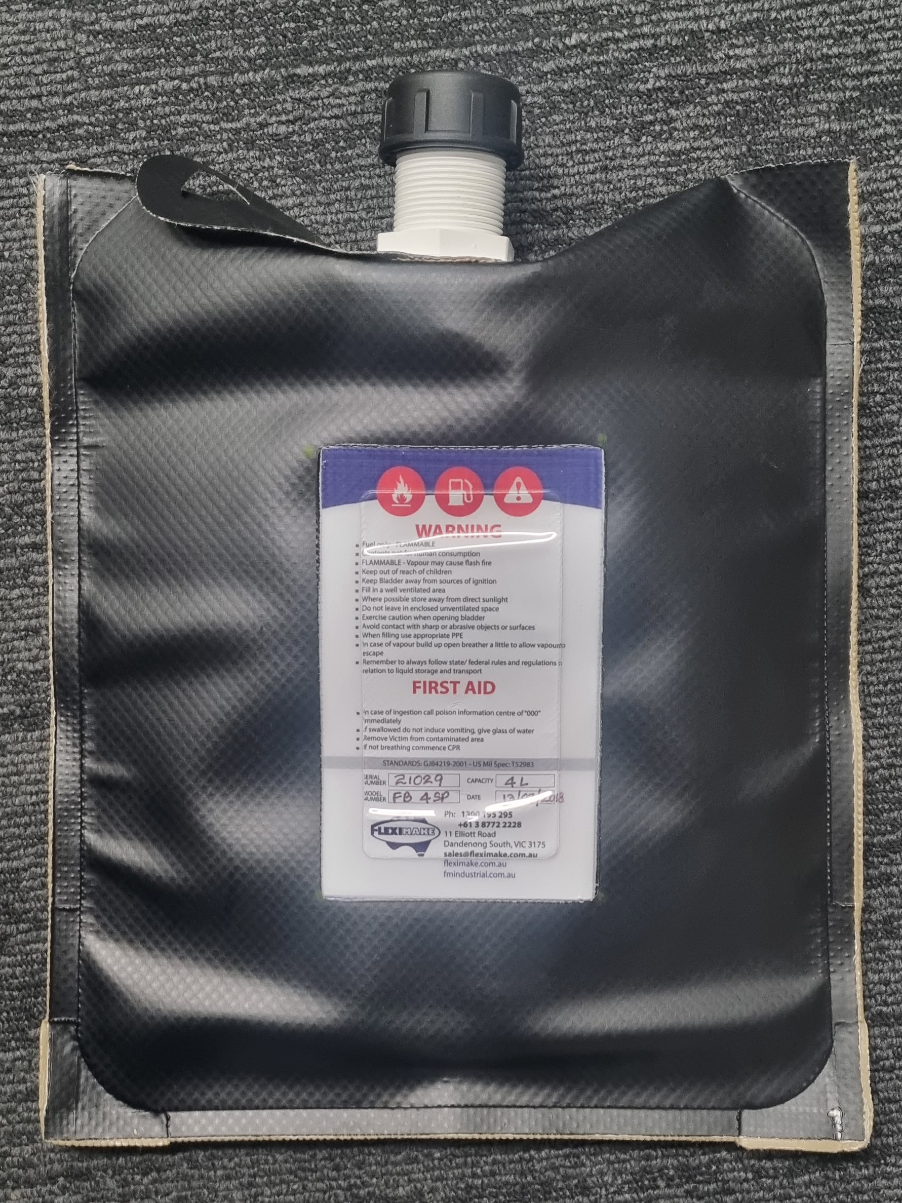 Factory Seconds Motorcycle Fuel Bladder