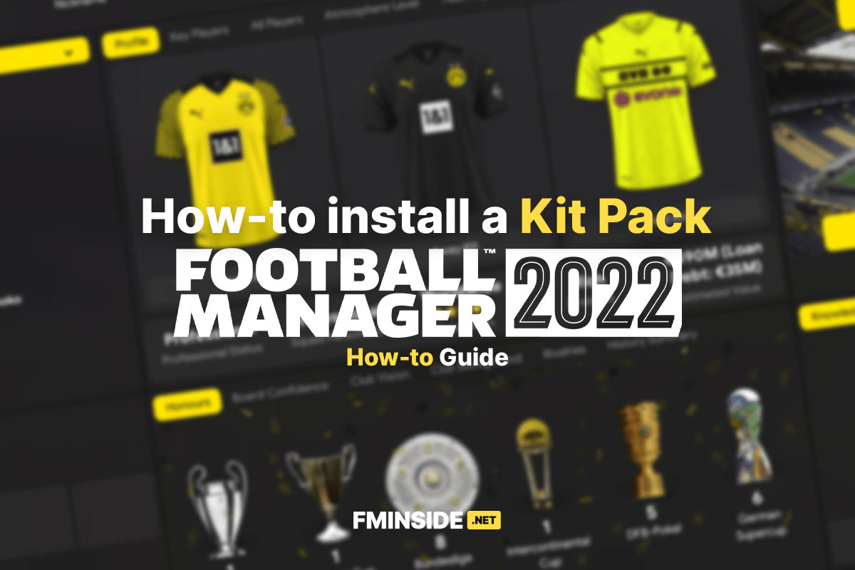 How to install custom kits Football Manager 2023 FM23 FM2023