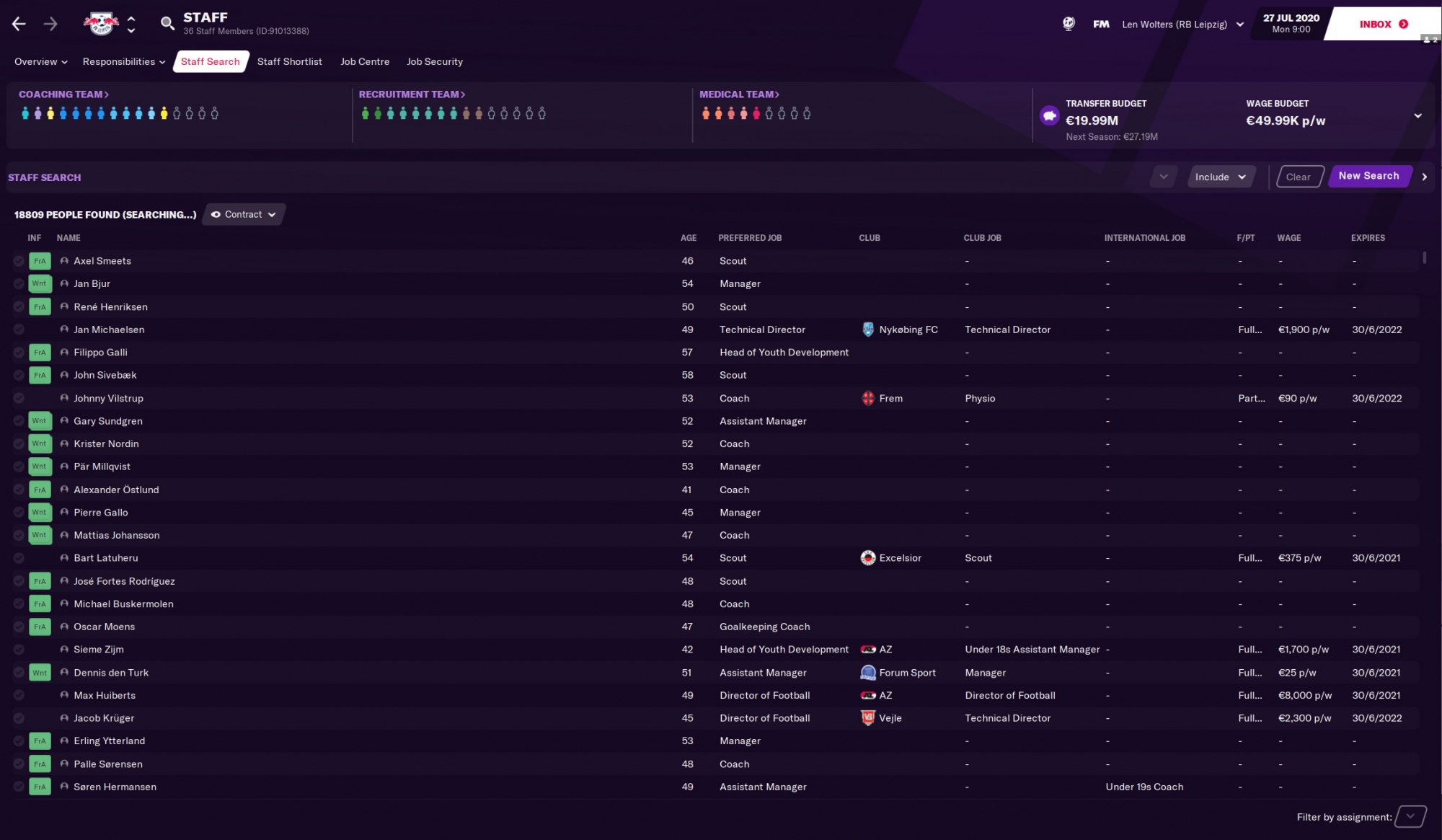Football manager 2020 roles mzaercollective