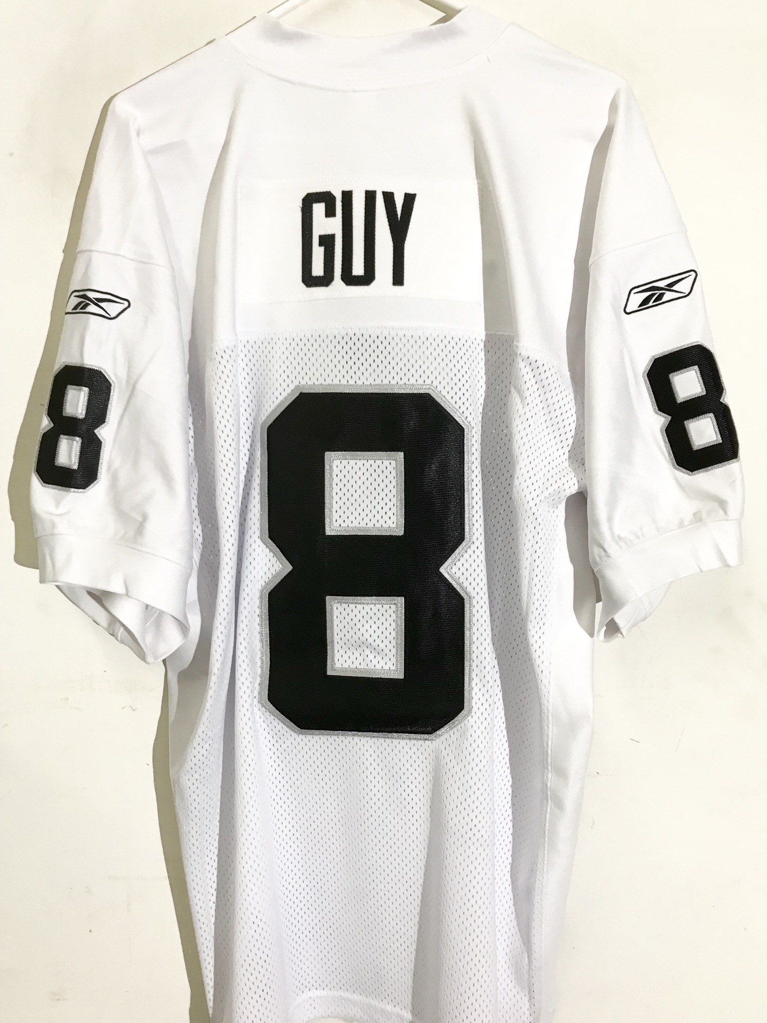 Reebok Authentic NFL Jersey Oakland Raiders Ray Guy White sz 48 eBay