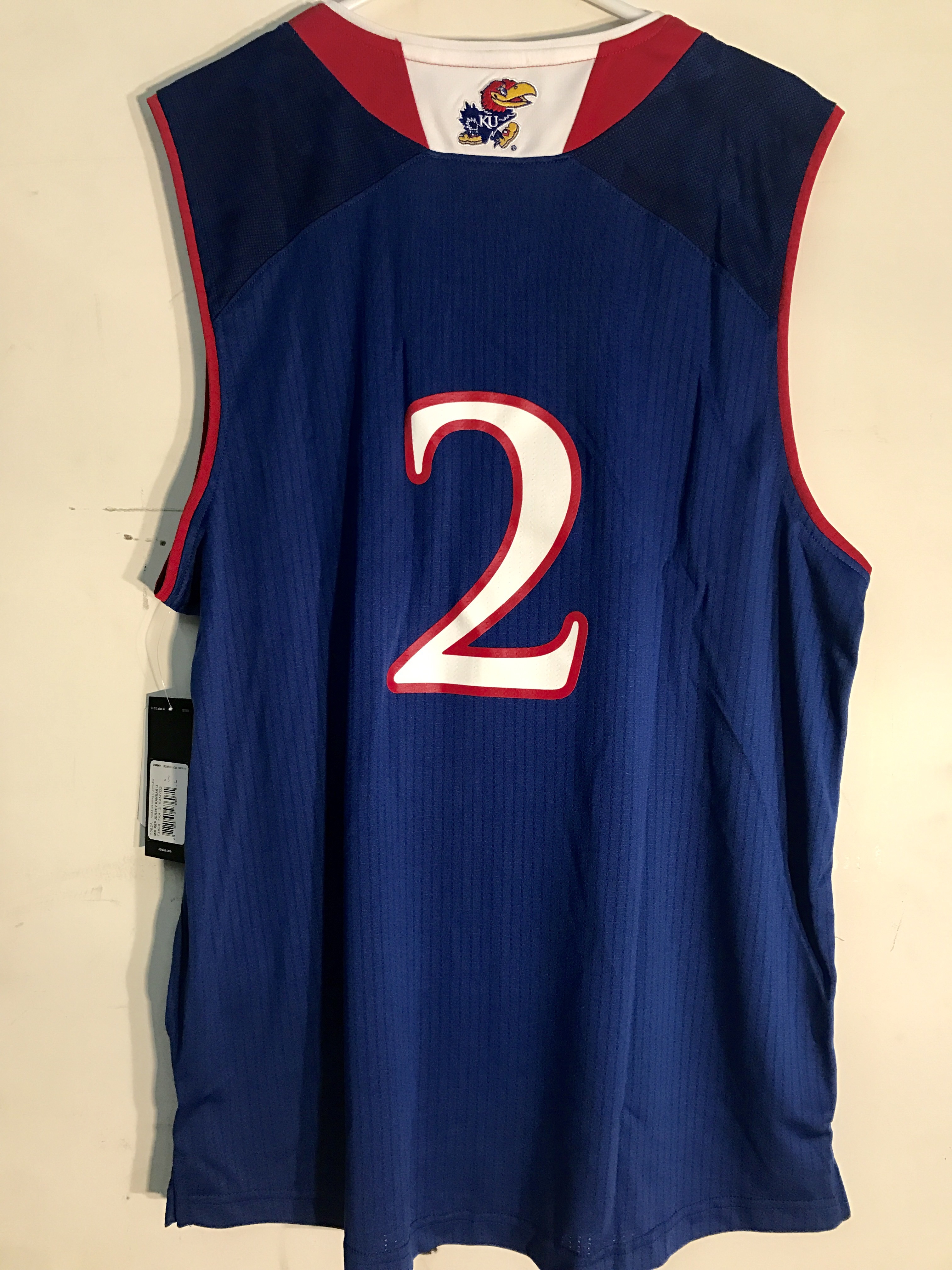 Adidas NCAA Jersey Kansas Jayhawks 2 Blue sz XL eBay