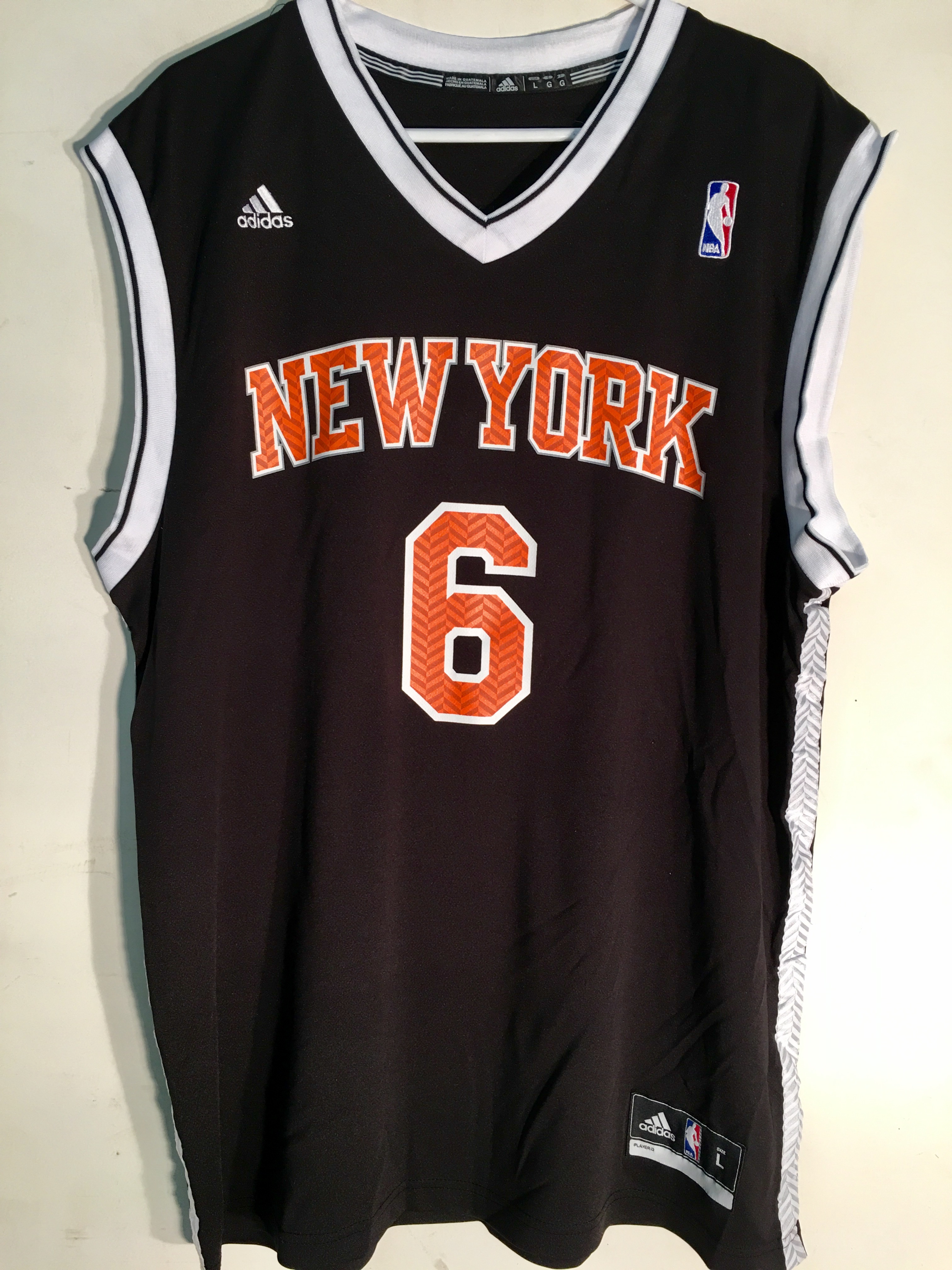Adidas NBA Jersey New York Knicks Kristaps Porzingis Black Alt sz S eBay