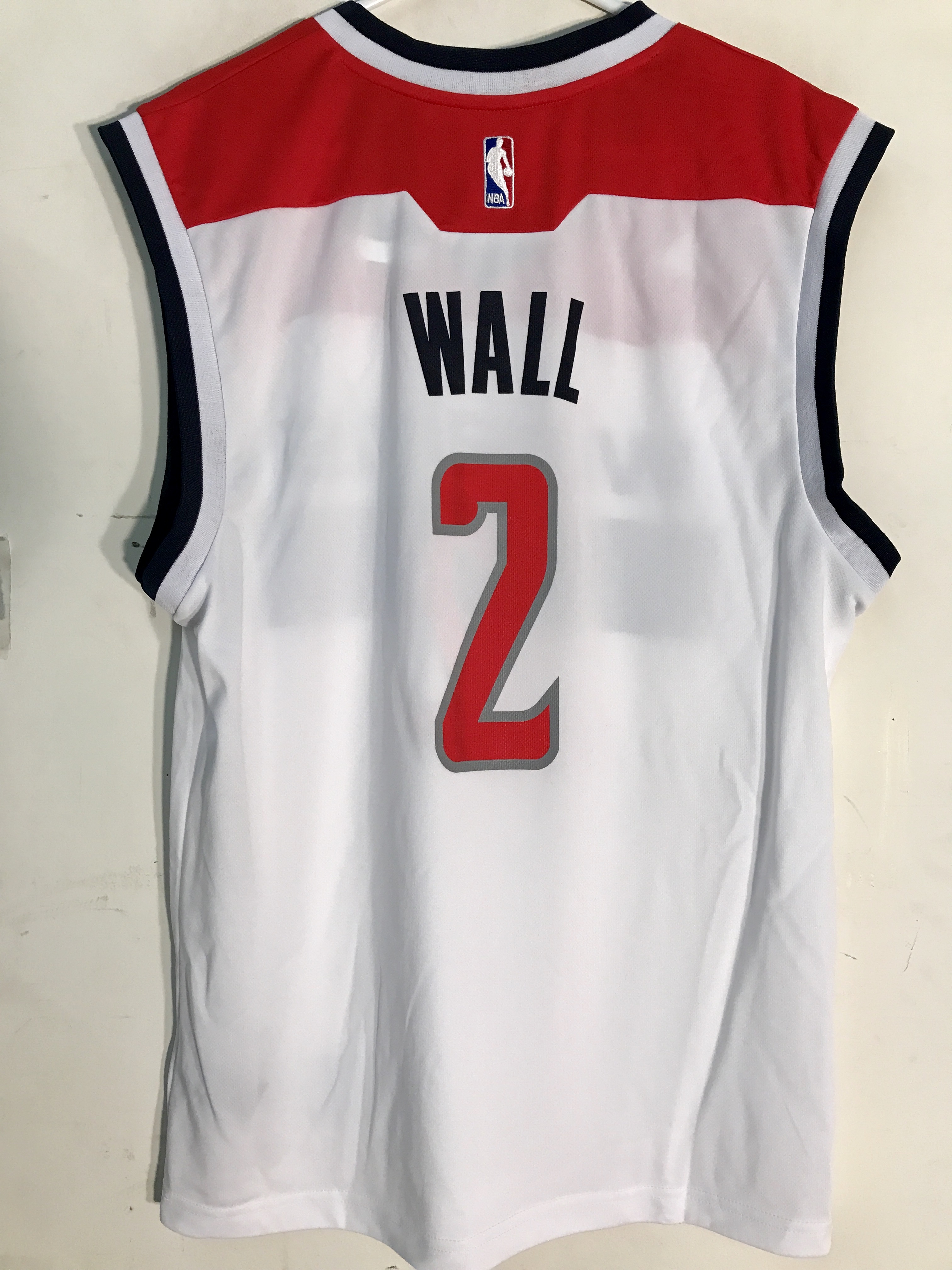Adidas NBA Jersey Washington Wizards John Wall White sz 2X eBay