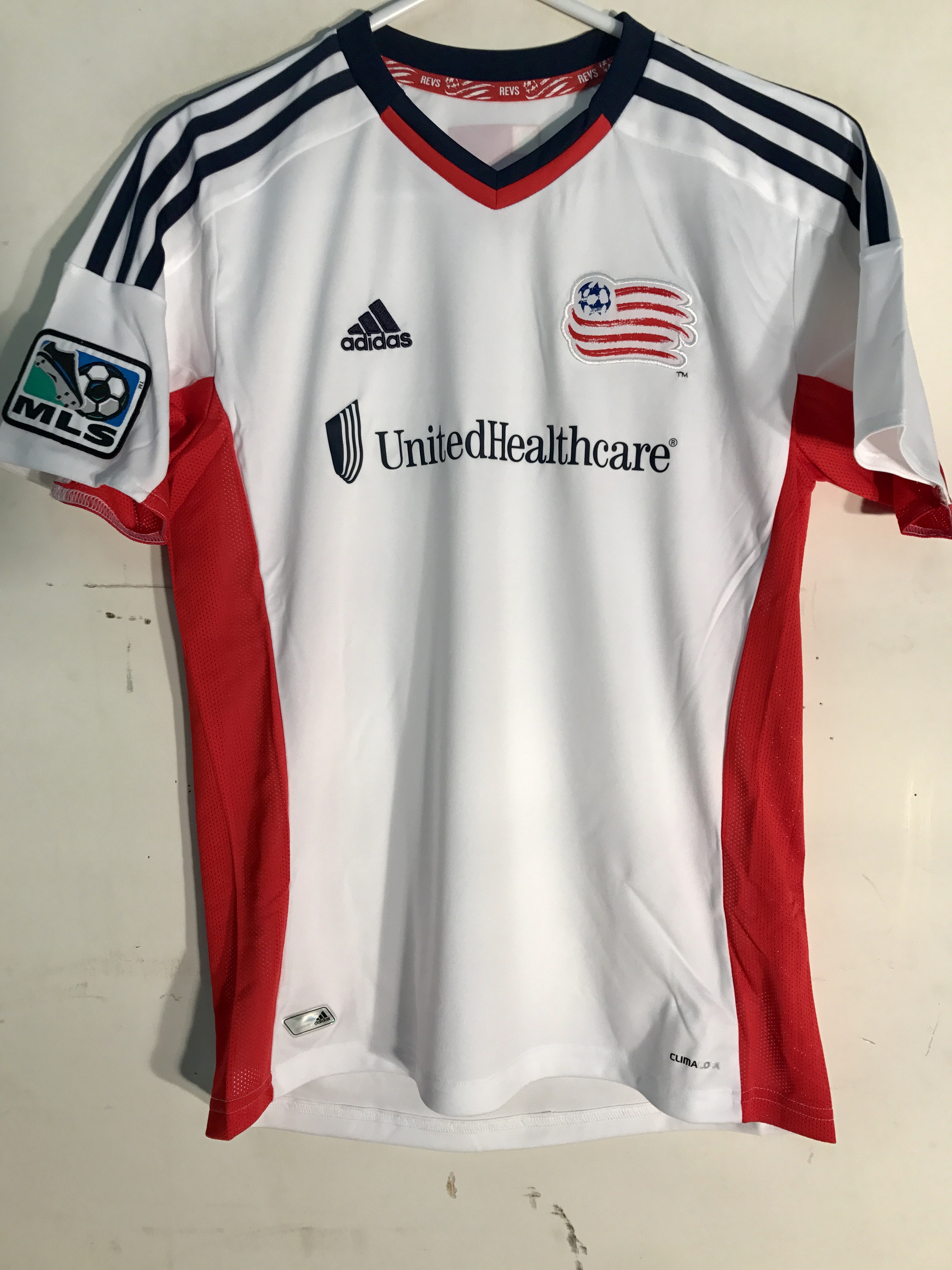Adidas Youth MLS Jersey New England Revolution White sz S eBay
