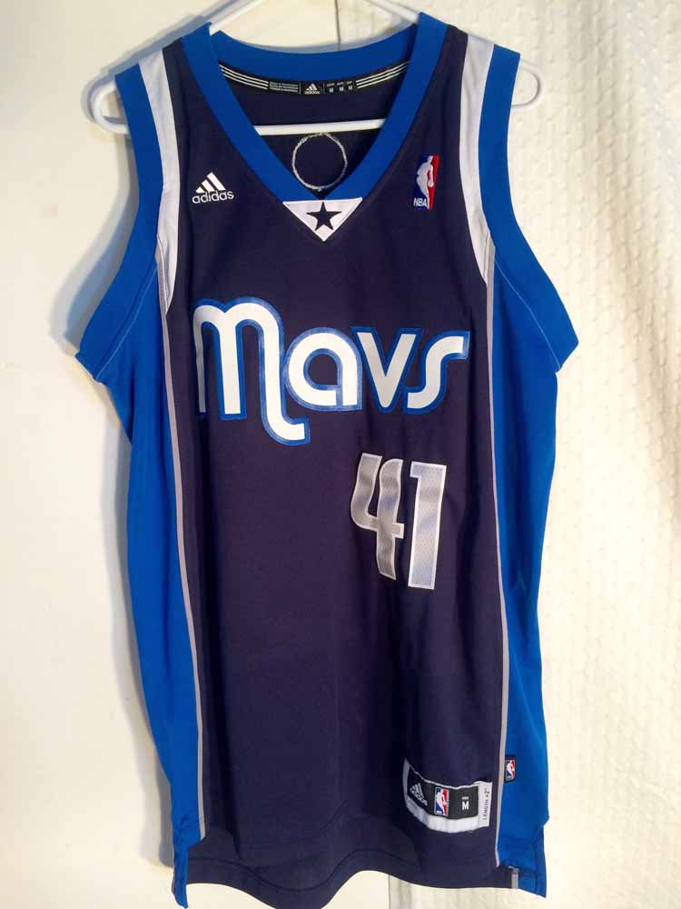 Adidas Swingman NBA Jersey Mavericks Dirk Nowitzki Navy sz XL eBay