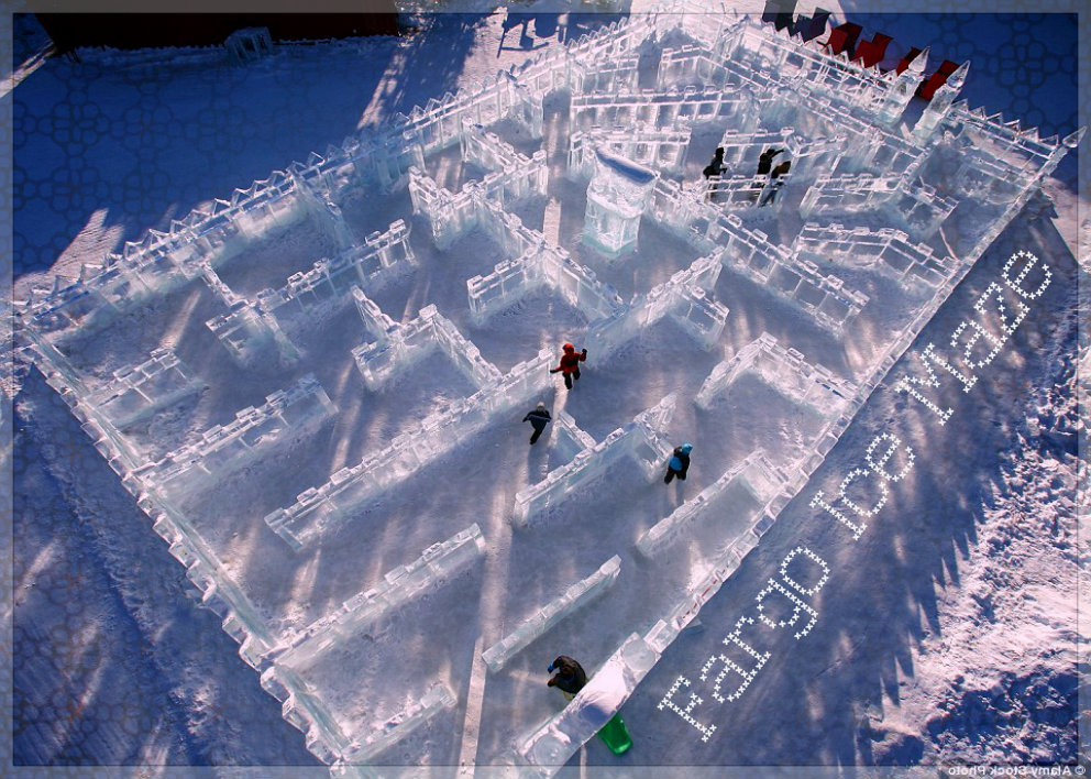 Fargo's Ice Maze Is Free Freezing Fun FM Observer Fargo Moorhead