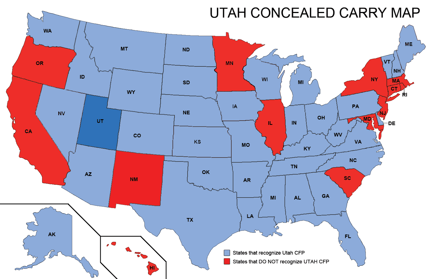 updated utah CCW map FMShooter