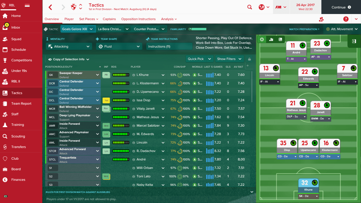 FM17 Goals Galore XIII Blast From The Past FM Scout