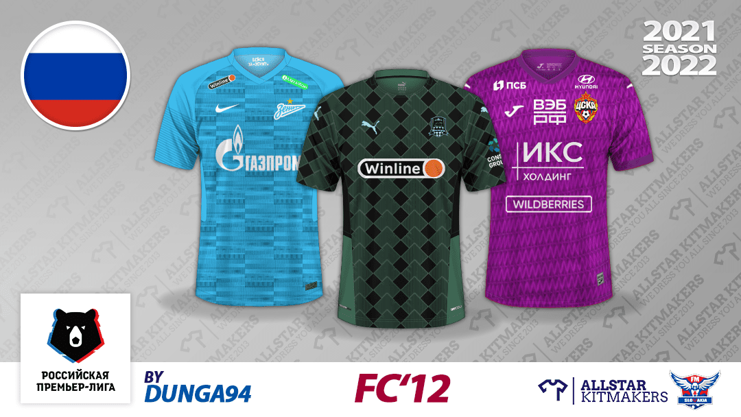 FC’12 Russia Premier League 2021/22 [v2.5] FC'12 Kits Forum FM22