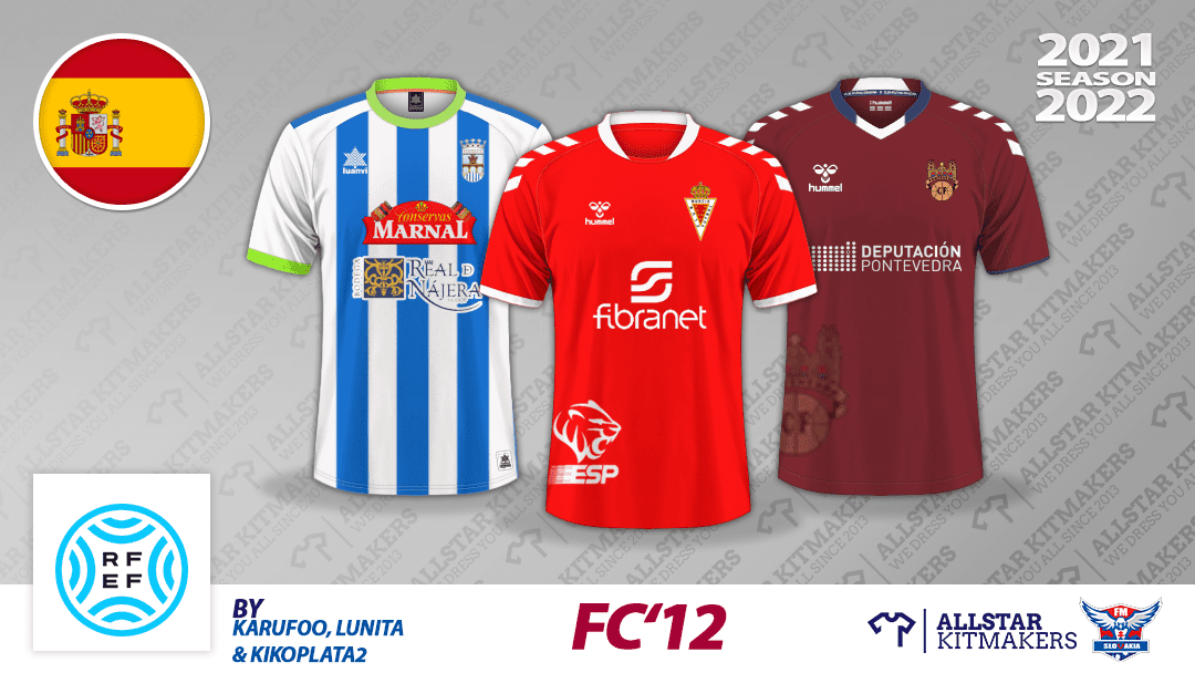 FC’12 Spain Segunda RFEF 2021/22 FC'12 Kits Forum FM22 Football