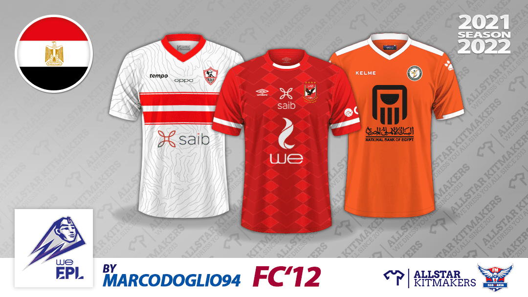 FC’12 Egypt Premier League 2021/22 FC'12 Kits Forum FM22