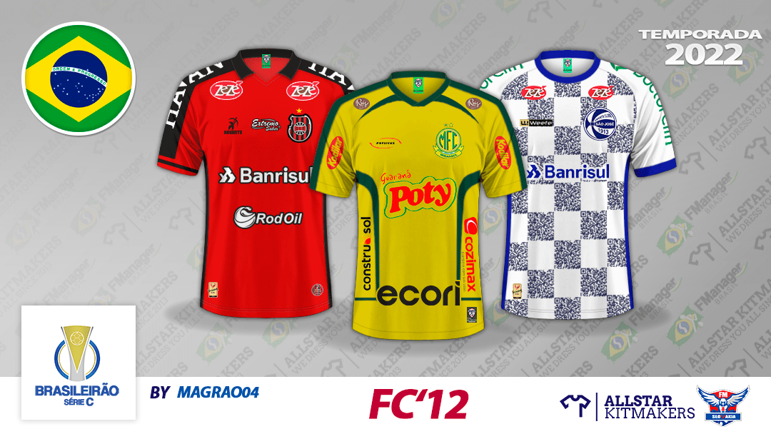 FC’12 Brazil Serie C 2022 FC'12 Kits Forum FM23 Football