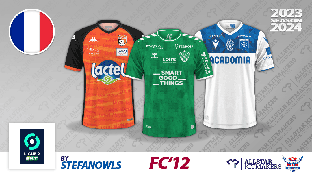 FC’12 France Ligue 2 2023/24 [v2.5] FC'12 Kits Forum FM24 Football Manager 2024