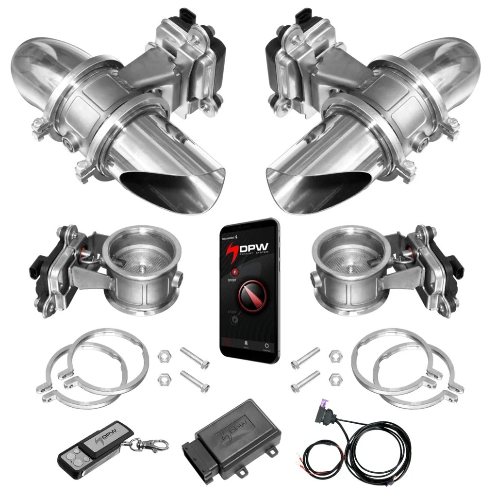 DPW Dual Electric Exhaust Cutout FMS Performance Installs