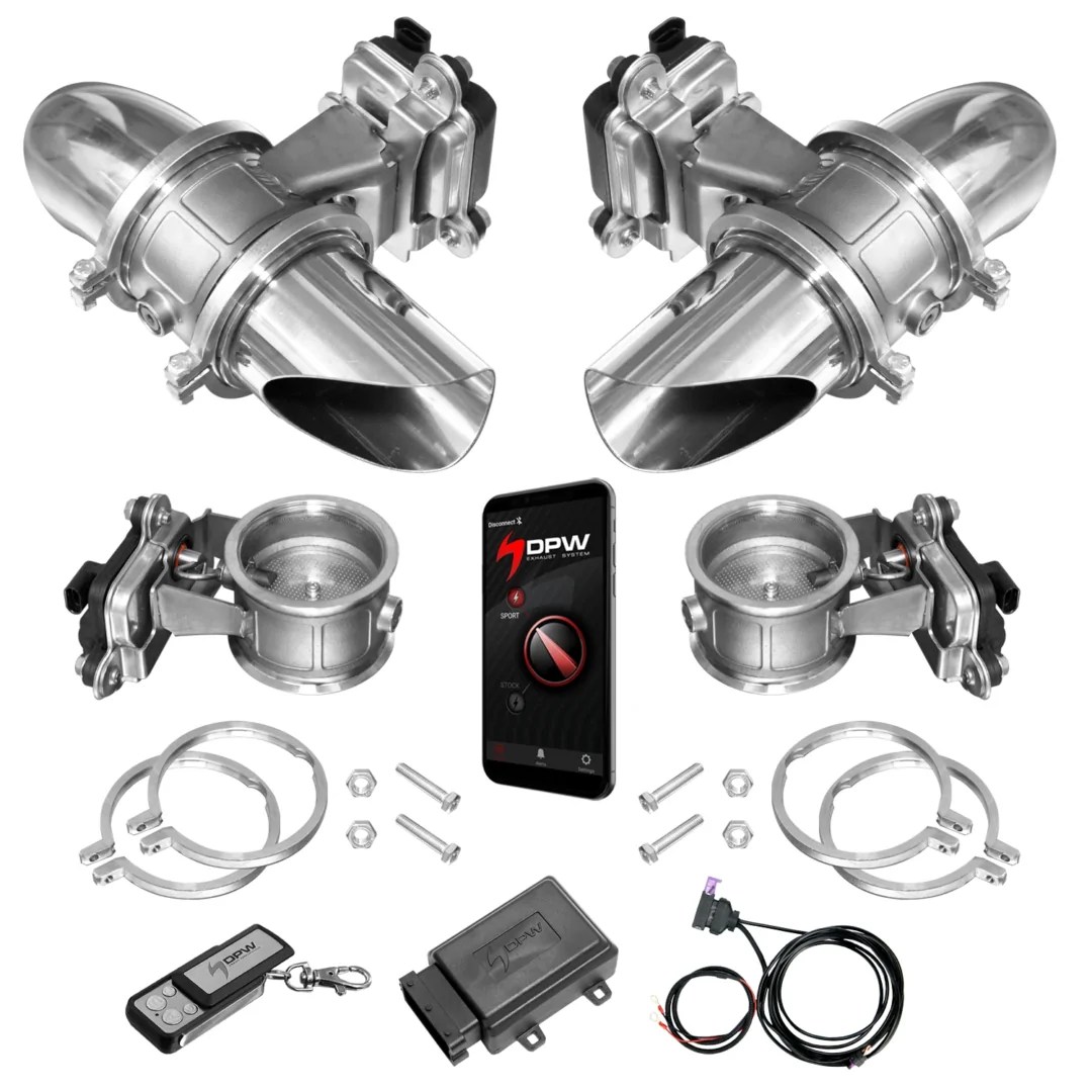 DPW Dual Electric Exhaust Cutout FMS Performance Installs