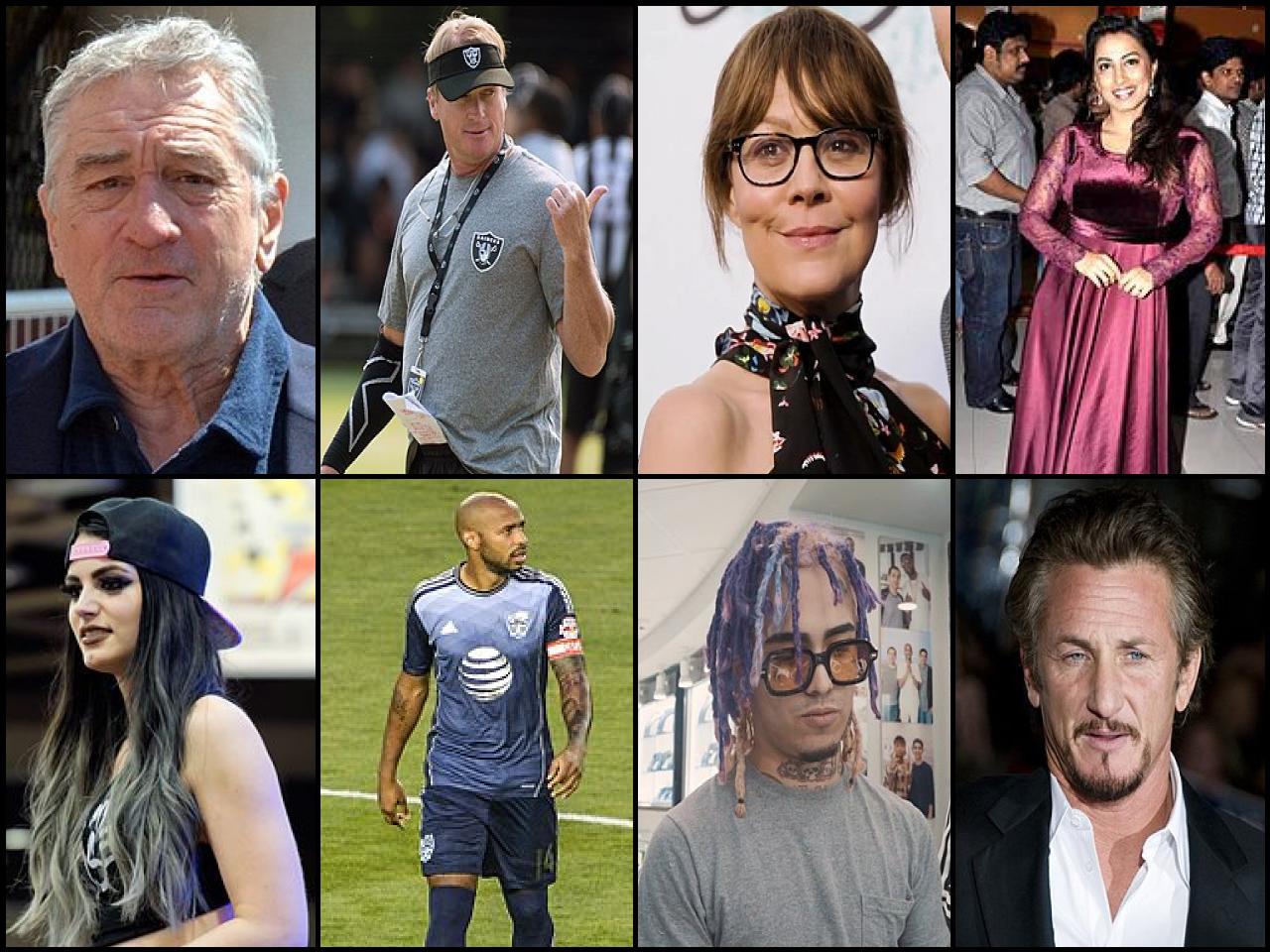 List of Famous people born on August 17th