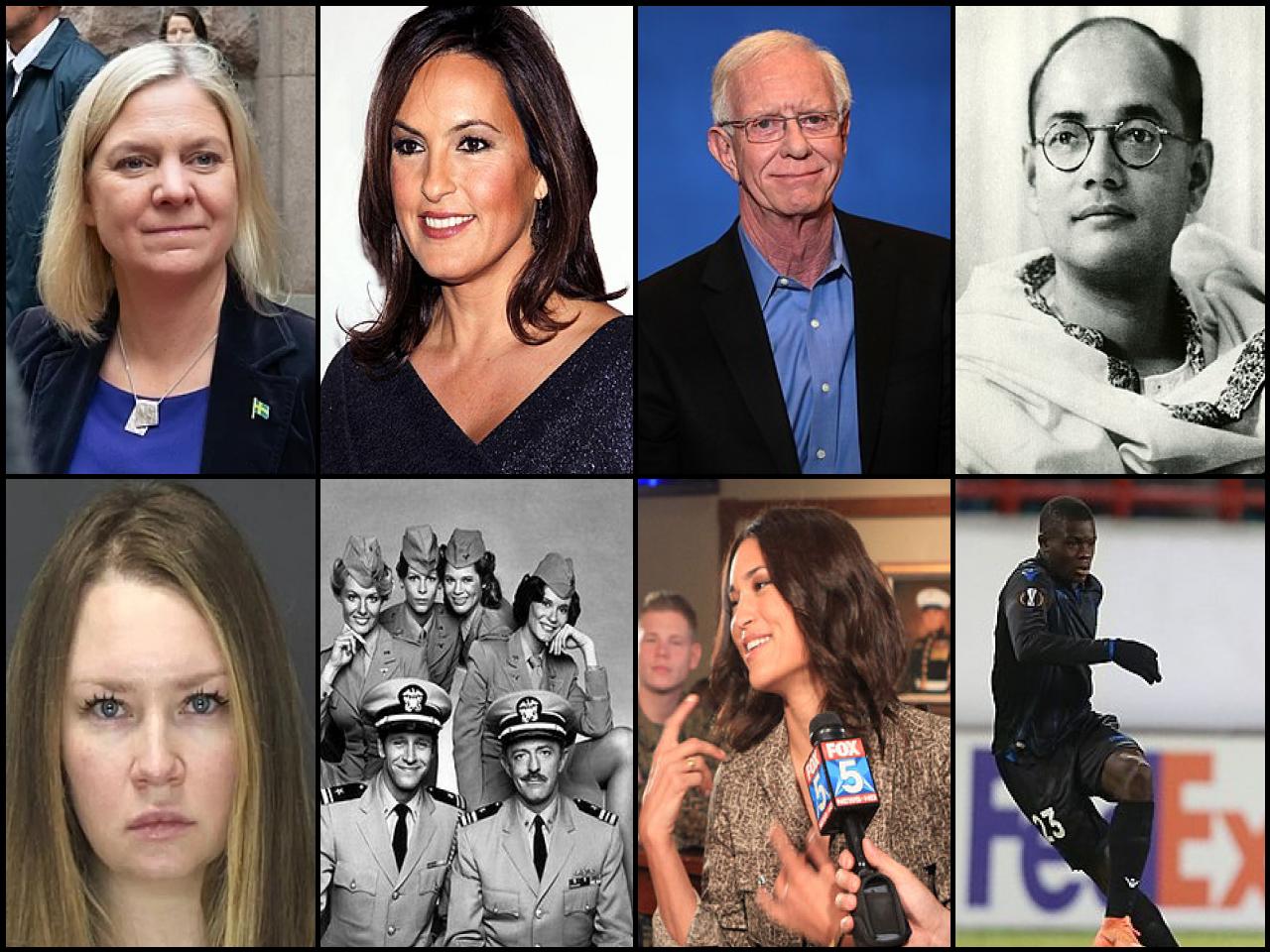 List of Famous people born on January 23rd