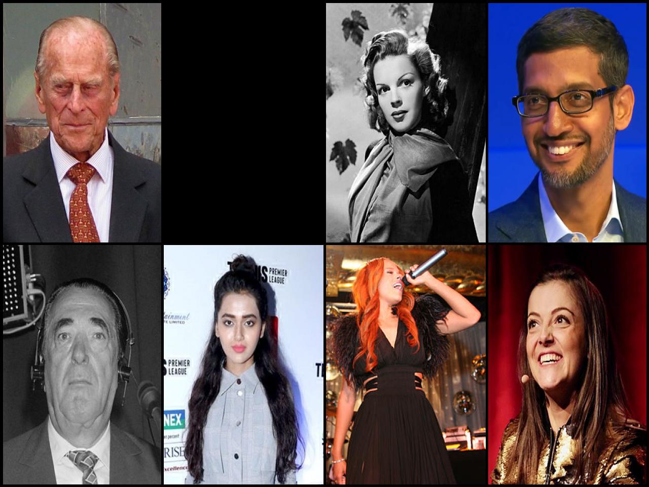 List of Famous people born on June 10th