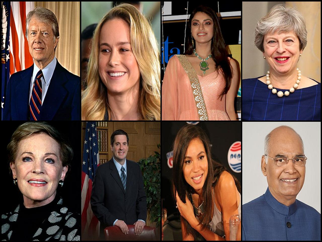 List of Famous people born on October 1st