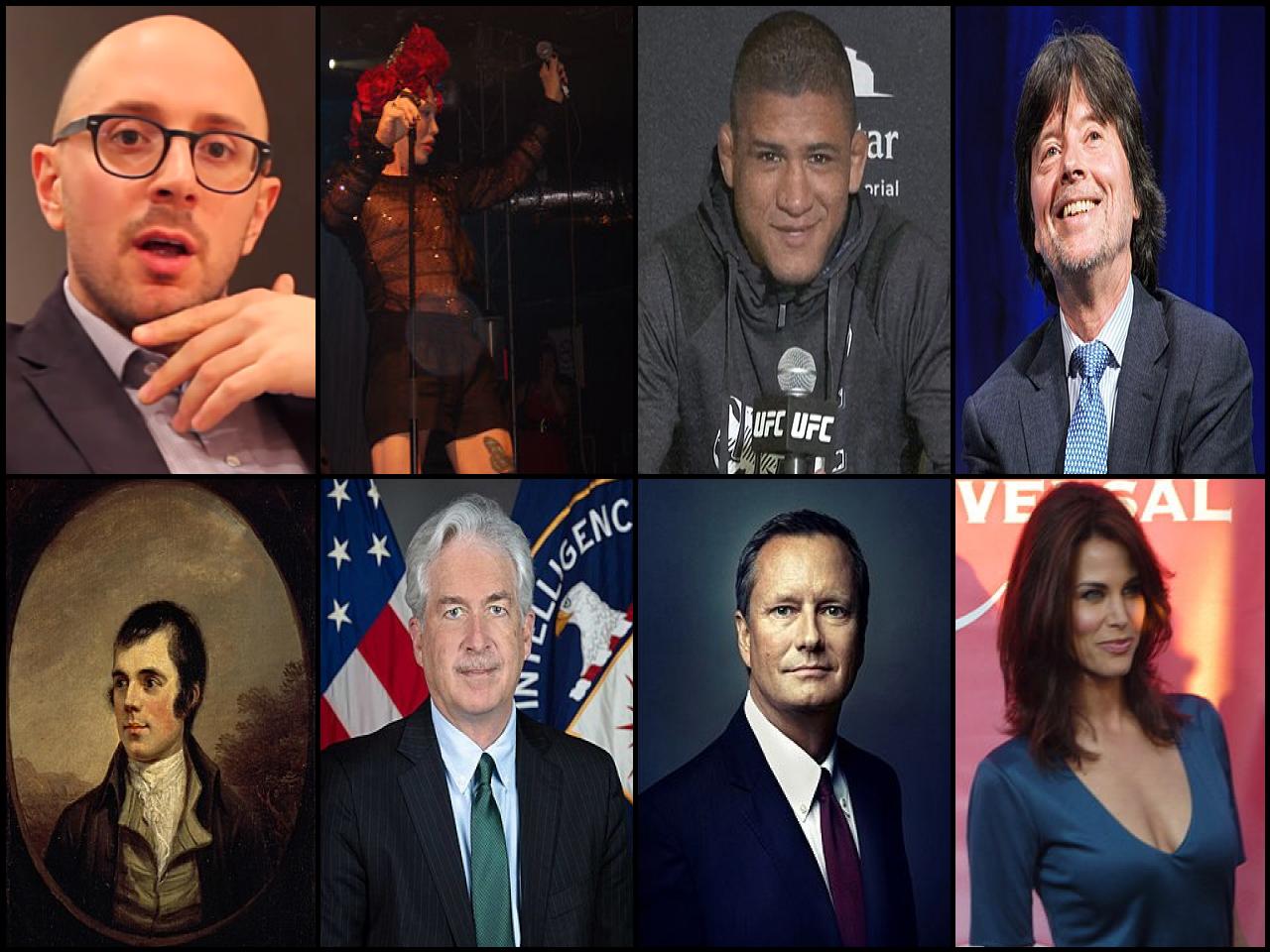 List of Famous people with last name Burns