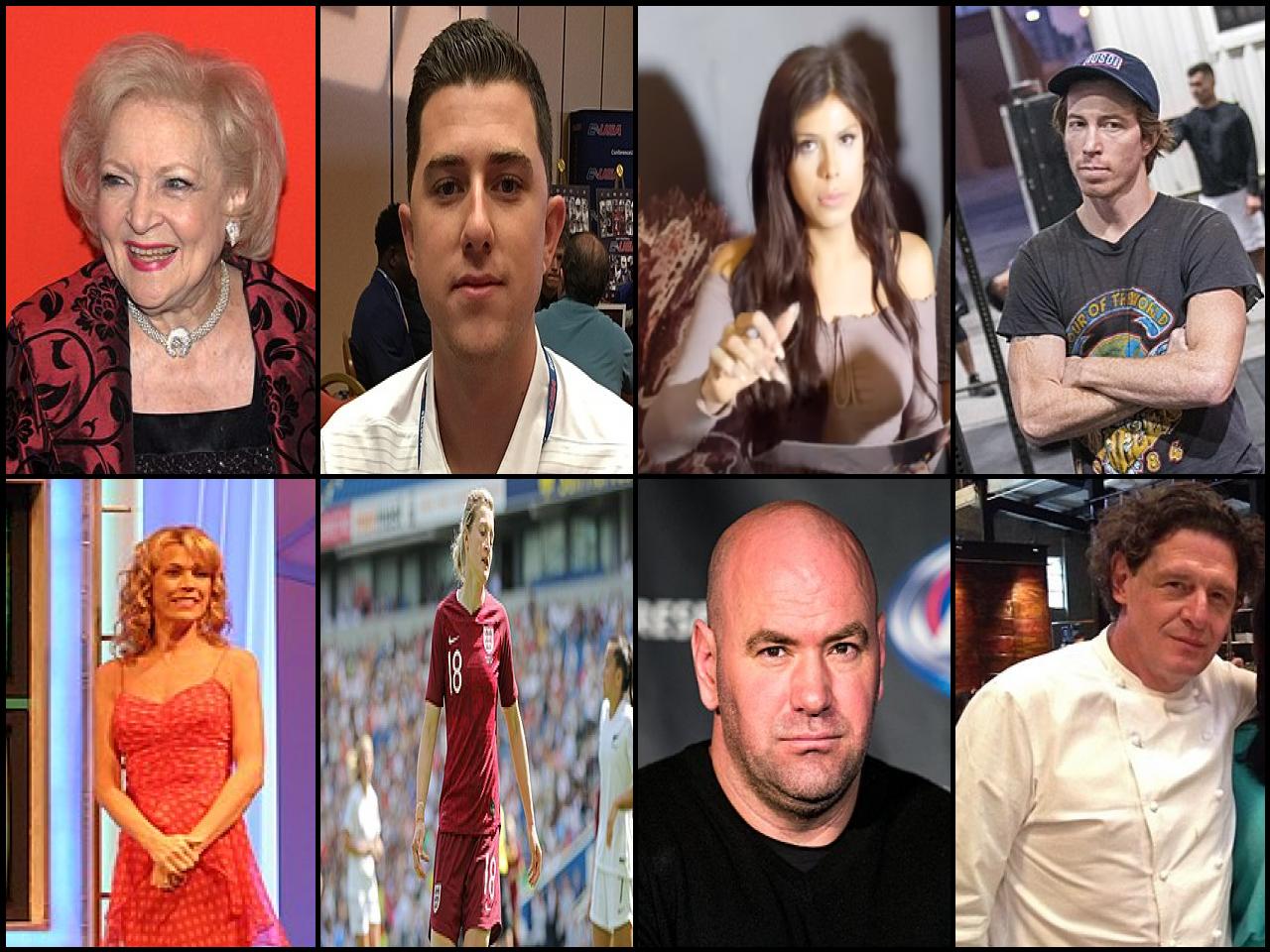 List of Famous people with last name White