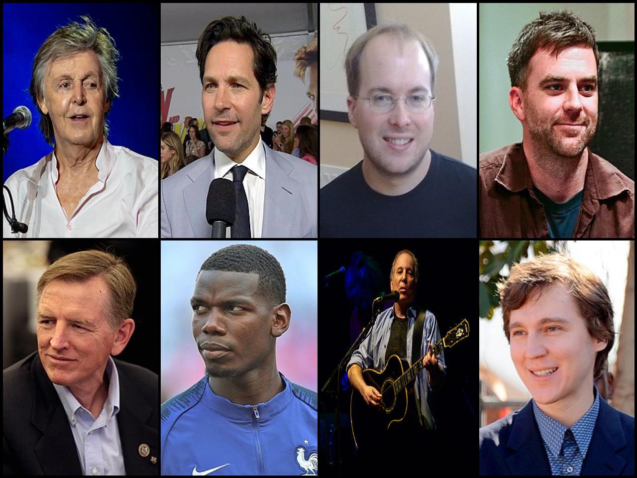 List of Famous people named Paul