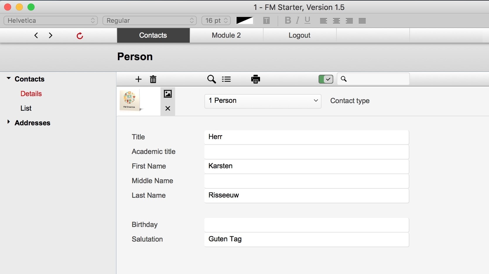 FM Starter and Filemaker Pro 15 FM Starter