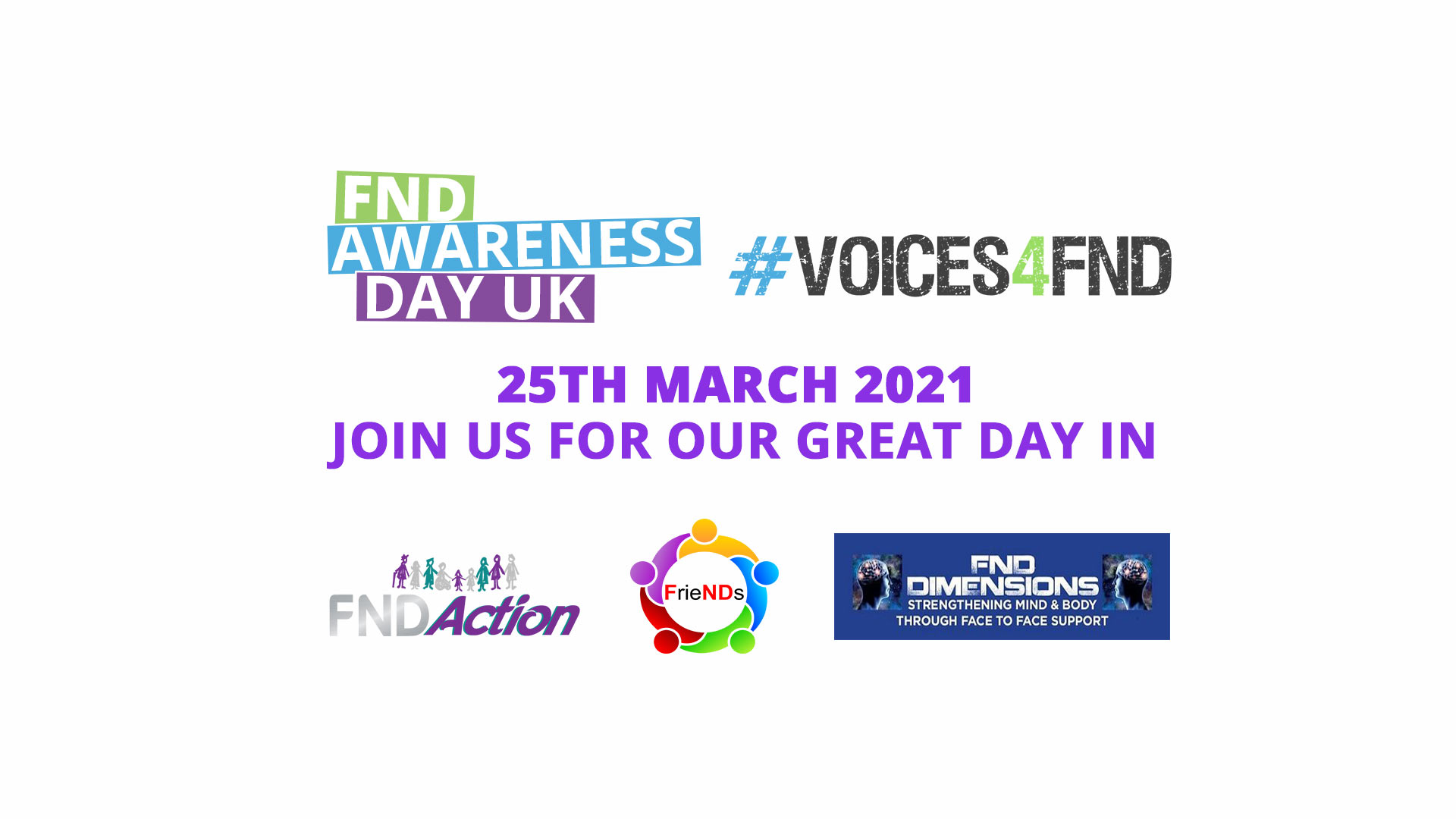 UK FND Awareness Day March 25th 2021 FND Dimensions