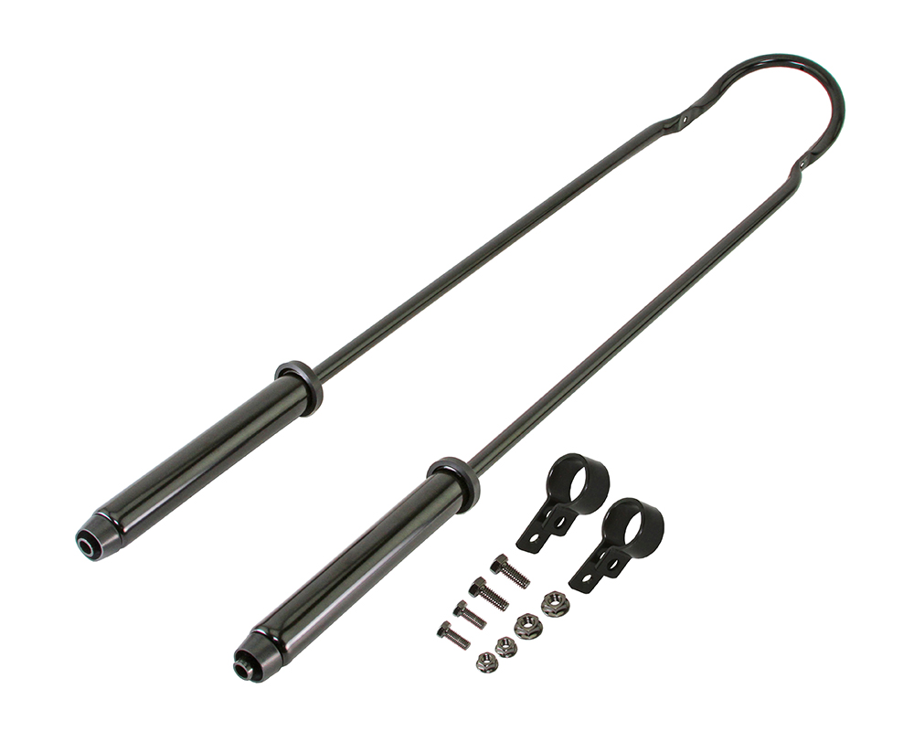 Bike Sissy Bar W/Shock 34 Black.