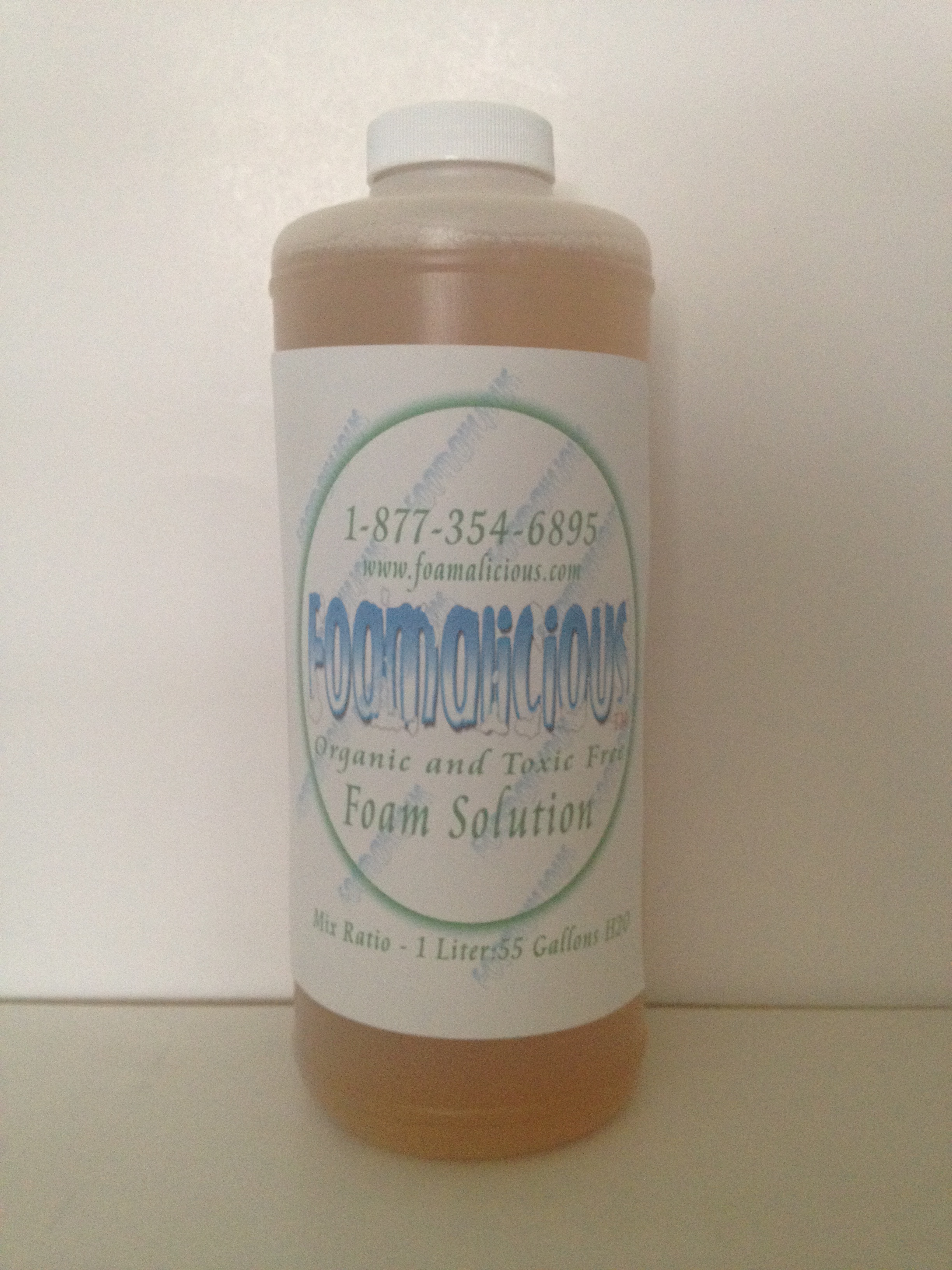 2 Liters (1/2 gallon) Organic Foam Solution Foam machine sales, foam