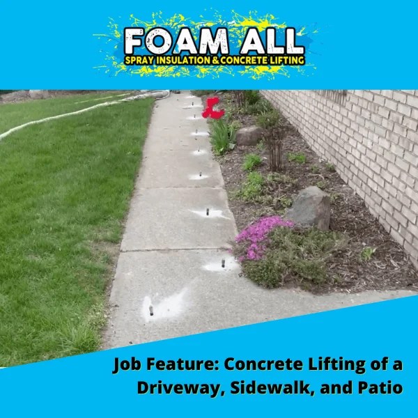 Job Feature Concrete Lifting Foam All Spray Insulation