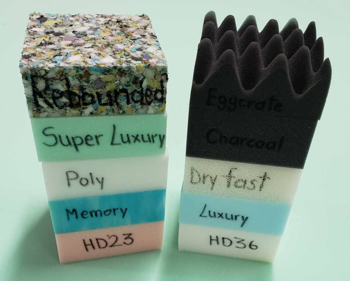 High Density Foam Sample Pack Foam n More & Upholstery
