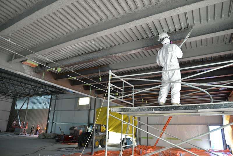 Spray Applied Fireproofing Steel Beam Fireproofing WoodRidge