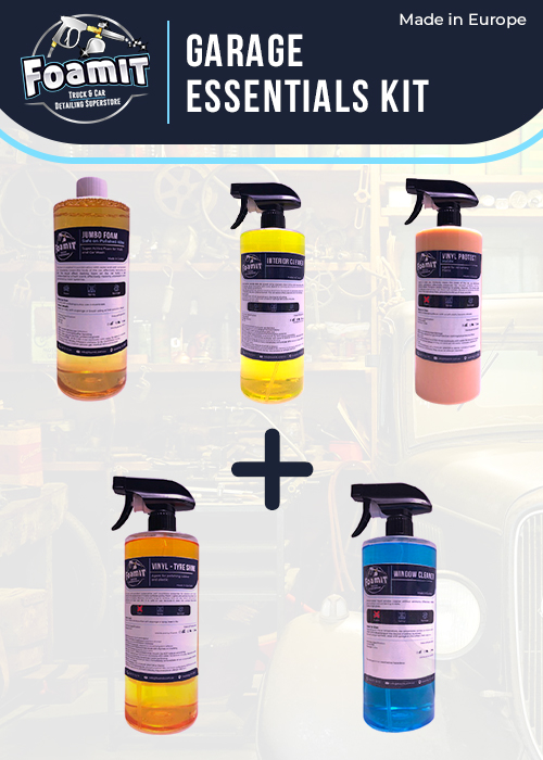 Garage Essential Kit FOAMIT Truck & Car Care Suppliers Australia