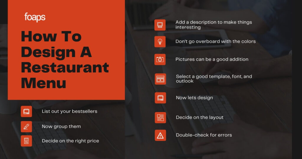 How to Design a Restaurant Menu 10 Effective Steps