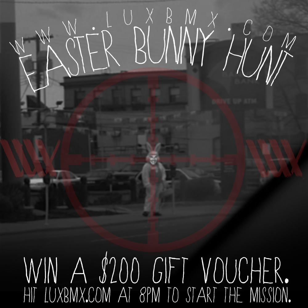 SHOP SUPPORT // LUX EASTER HUNT Focalpoint BMX