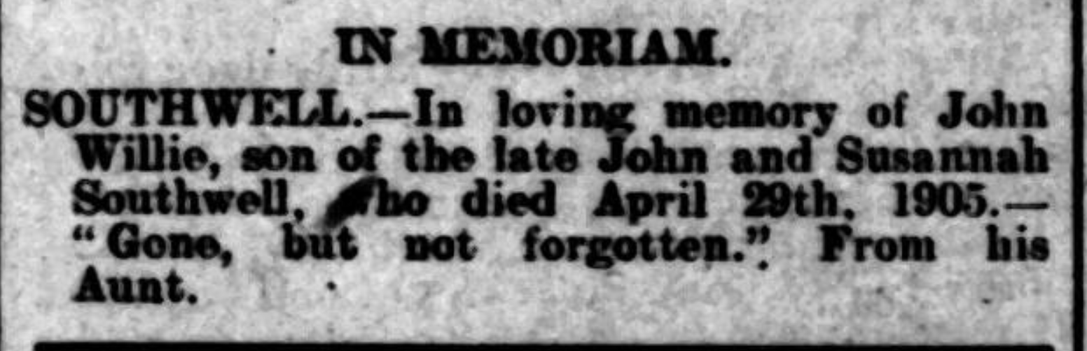 S7.2 Samuel Wood and John Greenwood, Susannah, John Willie and Law